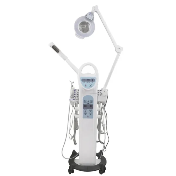 kf-S5266f79c7e4344e9be7bec5f4bc58400r Professional 9-in-1 Multifunction Facial Machine With Facial Steamer LED Magnifying Lamp