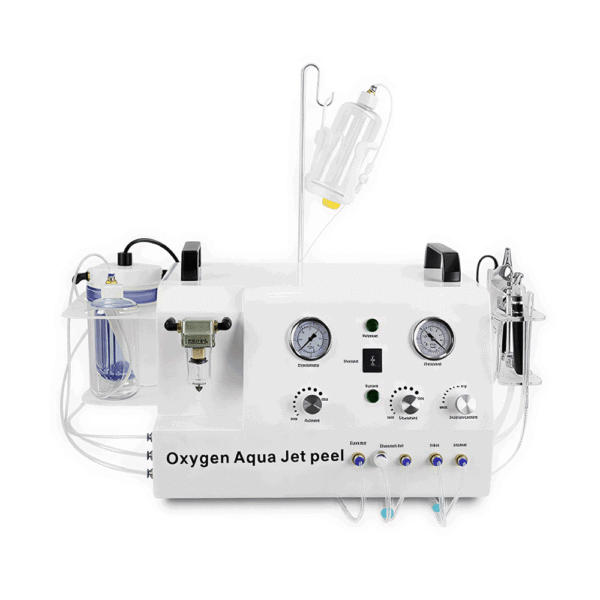 Oxygen-Aqua-Jet-Peel-Machine-5-in-1-Dermabrasion-Diamond-Oxygen-Facial-Therapy-Oxygen-Jet-Peel-Machine 5-in-1 Professional Oxygen Hydro Dermabrasion Facial System for Clinics & Med Spas