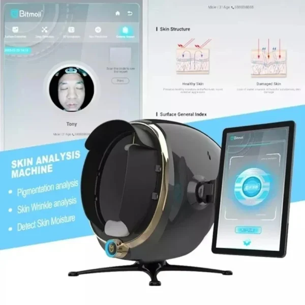kf-S27c4e296cfb84b8ea7faf5d470b627ccZ Professional Skin Analysis Machine AI 3D Facial Skin Scanner for Sale