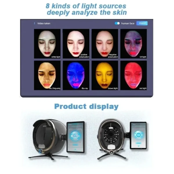 kf-Scdb95c0d492041b9aa95aaef1fe3e318n Professional Skin Analysis Machine AI 3D Facial Skin Scanner for Sale